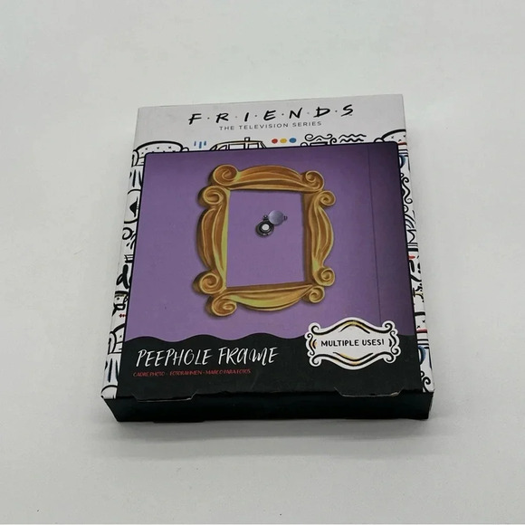 Friends TV Show Peephole Frame-Yellow-New frame - Picture 1 of 3
